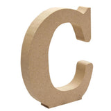 Maxbell Wooden Alphabet Craft Letter Plaque Wall Hanging Wedding Nursery Decor I & C