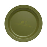 Maxbell Camping Plate Easy to Clean Utensils Dinner Plate for Kitchen Fishing Indoor Green