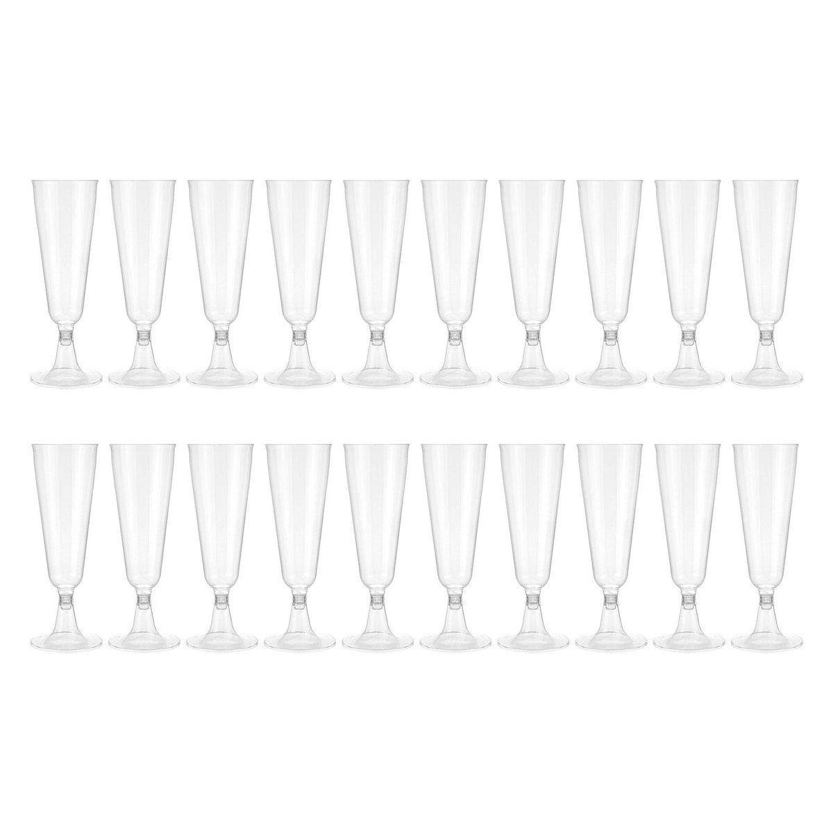 Maxbell Maxbell 20 Pieces 5oz Disposable Cocktail Glasses Beverage Cups for Camping Bbq