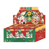 Maxbell 6x Cute Action Figure Christmas Gift Miniature Dolls for Boys Girls Children Christmas Night