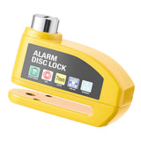 Maxbell Generic Alarm Disc Lock for Hole Diameter 7mm above for Bike Motorcycle Yellow