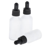 Maxbell Maxbell 3x Empty Dropper Bottles Essential Oils Dispenser Perfume Pipette Vials 30ml