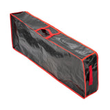Maxbell Gift Wrap Organizer Bag Wrapping Paper Storage Container for Christmas Gifts Black Red