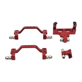 Maxbell 4x 1/16 Servo Mount Steering Gear Holder for C64 Car Model Lovers RC Vehicle red