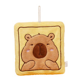 Maxbell Maxbell Hanging Hand Towel Handkerchief Wiping Towel for Cleaning Capybara Washcloth Yellow