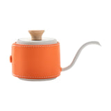 Maxbell Mini Stainless Steel Pour over Coffee Kettle 180 ml for Gift Restaurant Cafe Orange