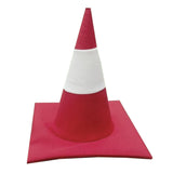 Maxbell Traffic Cone Hat Fancy Dress Costume Accessory for Masquerade Party Festival red