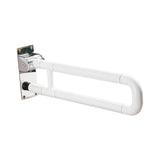 Maxbell Handicap Grab Bar Sturdy Folded Bathroom Grab Handle Bar for Elderly Seniors white