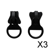Maxbell 3x2pcs PP #20 Zipper Pulls Zipper Slider Outdoor Camping Repair Gear
