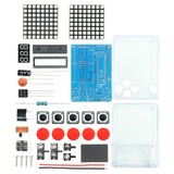 DIY Game Soldering Kit Pixel Game for Kids Family and Friends School College square red light
