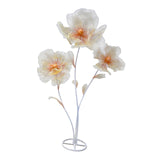 Maxbell Giant Artificial Flower Backdrop Wedding Decoration for Home Outdoor Mariage Gradient Orange