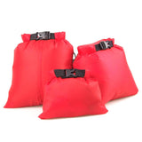 Maxbell Maxbell Set of 3 Sizes Waterproof Dry Bag Sack Camping Rafting Kayaking Orange