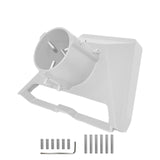 Maxbell Pipe Adapter Kit Pole Mount Adapter Mounting Kit for Gen 3 V3 Kickstand Dish White