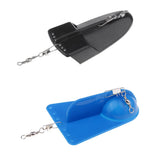 Maxbell 2pcs ABS Plastic Adjustable Weight Fishing Trolling Diving Board Black/Blue