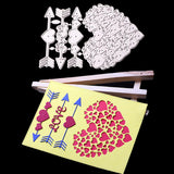 Maxbell Maxbell Heart Metal Cutting Dies Embossing Stencil For DIY Scrapbooking Card Making