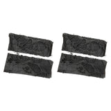 Maxbell 4x Women's Punk Fingerless Gloves Comfortable for Halloween Masquerade Party