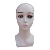 Maxbell Stable Women Mannequin Head Wig Hat Jewelry Display Model Stands Pink Lip