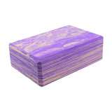 Maxbell Yoga Block Gym Accessories Pilates Block Pillow for Toning Stability Fitness Violet