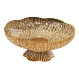 Decorative Pedestal Bowl Decoration for Living Room Party Kitchen Countertop Yellow
