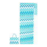 Maxbell Beach Chair Cover Soft Practical Lounge Chair Cover for Travel Summer Garden blue