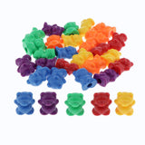 Maxbell Maxbell Montessori Rainbow Counting Bears Matching Game Sorting Kids Toddlers Toys 3.3cm