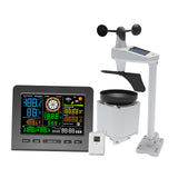 Maxbell Professional Weather Station Indoor Outdoor Air Pressure Wind and Rain Gauge