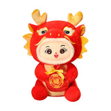 Maxbell Dragon Doll Decorative Dragon Stuffed Animal for Bedroom Bed Restaurant