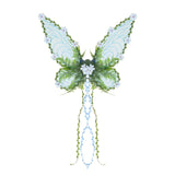 Maxbell Butterfly Wing Lightweight Fairy Wing for Fashion Show Role Playing Carnival Blue