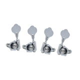 Maxbell 4x Electric Guitar String Tuning Pegs Knobs Tuning Keys for Concert Practice argent