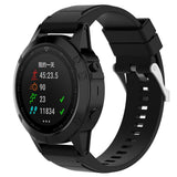 Maxbell 2xSilicone Wrist Band Replacement Strap for Garmin Fenix 5x Smart Watch Black