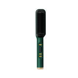 Maxbell Hair Straightener Comb 2 in 1 Heated Hair Straightener Comb for Gifts Beauty green