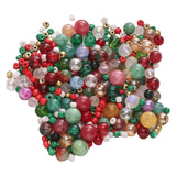 Maxbell Beads for Jewelry Making Kit Glass DIY Jewelry Supplies for Earring Necklace Christmas