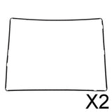 Maxbell 2xBlack Touch Digitizer Middle Screen Frame Bezel Support Holder For iPad 2
