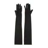 Maxbell Women's Long 1920s Opera Gloves Evening Wedding Sun Block Elbow Gloves Black