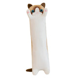 Maxbell Plush Kitty Cushion Lovely Birthday Present Durable Cat Stuffed Throw Pillow White 70cm