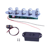 Maxbell Electric Guitar Loaded Control Plate Wired for Bass Tone Volume Control