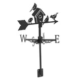 Maxbell 2 Pieces Weather Vane Farm Scene Roof Mount for Backyard Garden