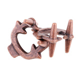 Maxbell Classic Metal Unlock Ring Game Brain Teaser Puzzle for Adults Children Toy