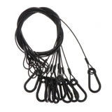 Maxbell Stage Light Cables Security Rope for Party Light for Moving Head Light Event Black 24.8in 10pc