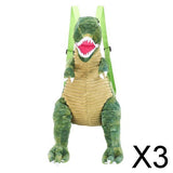 Maxbell 3xCute Backpack for Child Toddler Dinosaur Plush Doll Bags Gift Green