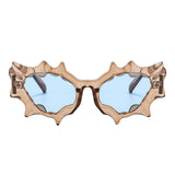Maxbell Party Sunglasses for Women Funny for Beach Party Costume Decoration Holidays Blue