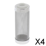 Maxbell 4xStainless Steel Filter Guard Flow Fish Shrimp Safe Protect Basket Mesh Net 12mm