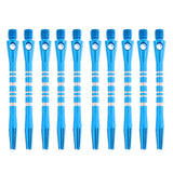 Maxbell Maxbell 10 Pcs 52mm Thread Alloy Re-Grooved Dart Stems Shafts Blue