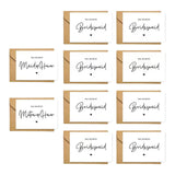 Maxbell Maid of Honor Cards Party Matron Honor Romantic Bridesmaid Proposal Cards 10 Cards