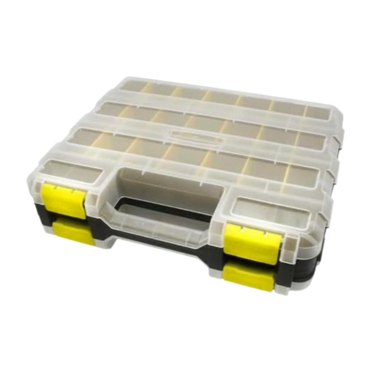 Maxbell Small Parts Organizer Double Sided Hardware Storage Box for Bolt Nails Beads