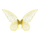 Maxbell Butterfly Wing Adults and Kids Photo Props Decor for Halloween Show Festival Yellow