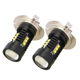 Maxbell 2x2 pieces H7 60W Aluminum Width Lamp LED Backup Fog Light Bulbs White