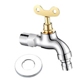 Outdoor Faucet Replacement Outdoor Water Tap for Workshop Home Public Places 4Points 10.5x9.2x2cm
