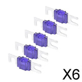 Maxbell 6x5 Pieces Mini ANL Bolt Fork Fuse Kit Car Audio Circuit Breaker 100A