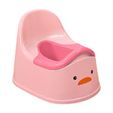 Maxbell Training Toilet Splash Guard Duck Potty Chair for Kids Girls Boys Pink
